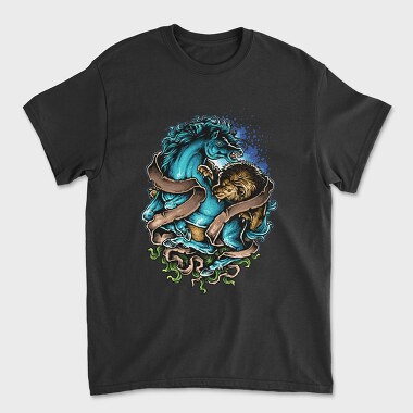 Blue Beast Roar, Tricou Barbati (Unisex)