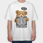 Teddy X-Ray Vibes, Tricou Oversize Barbati (Unisex)
