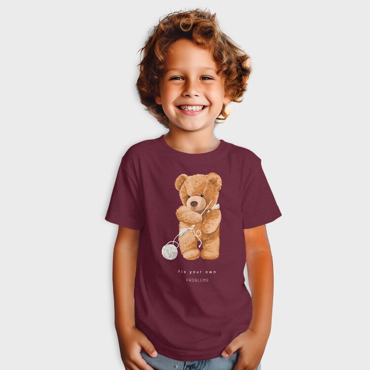 Teddy Yarn Fix, Tricou Copii