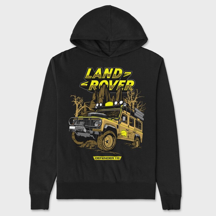 Land Rover Camel, Hanorac Oversize Barbati (Unisex)