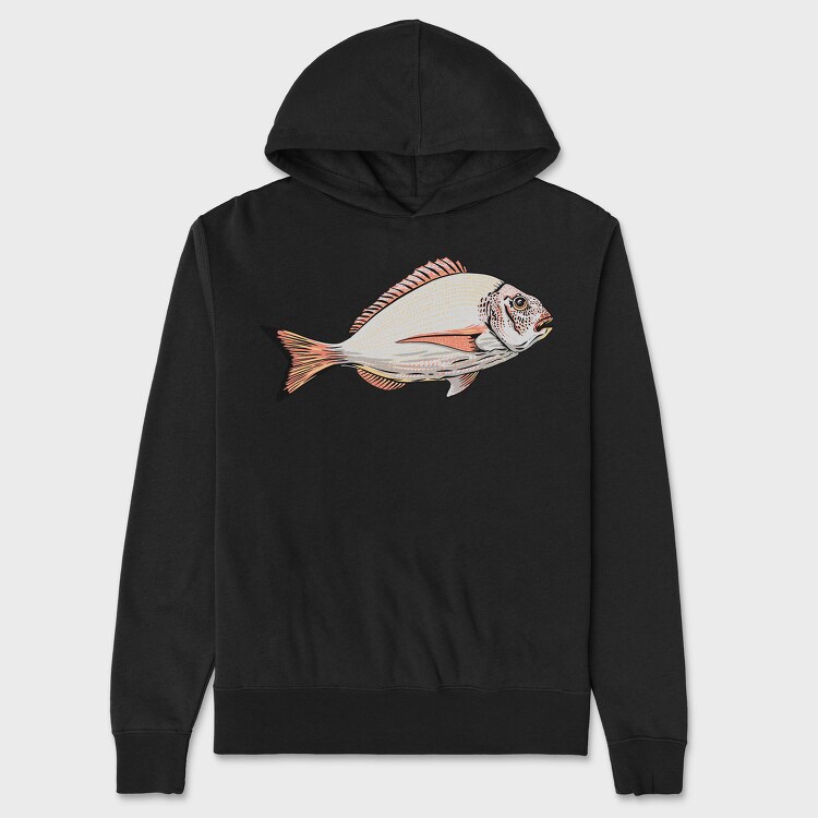 Fish Golden, Hanorac Oversize Barbati (Unisex)