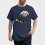 Space Flamingo Float, Tricou Barbati (Unisex)