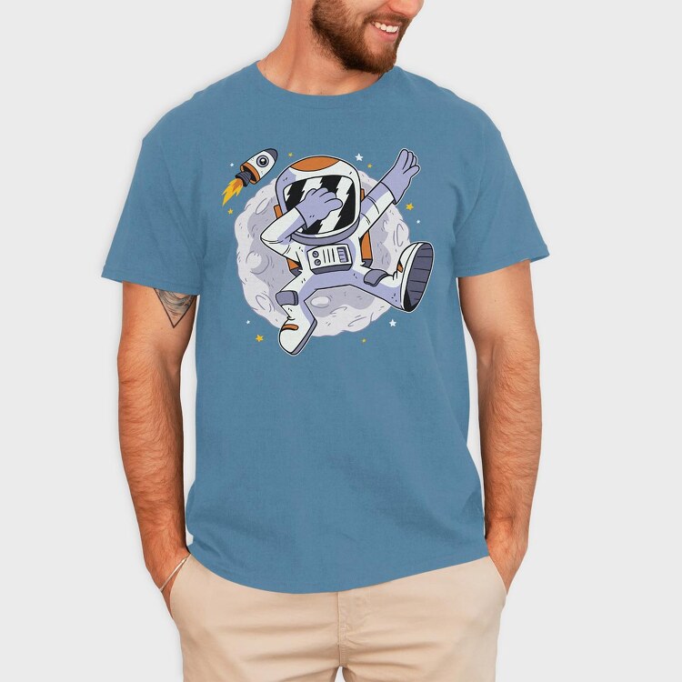 Astronaut Dabbing, Tricou Barbati (Unisex)