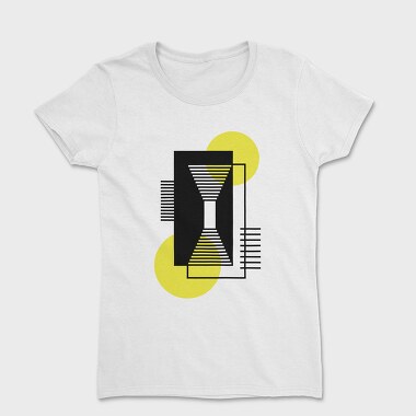 Tricou Femei, Geometric Stroke