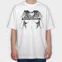 Waifu Warrior Vibes, Tricou Oversize Barbati (Unisex)