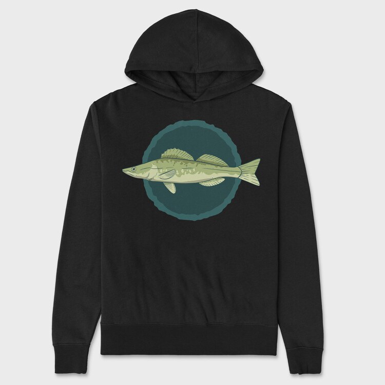 Fish, Hanorac Oversize Barbati (Unisex)