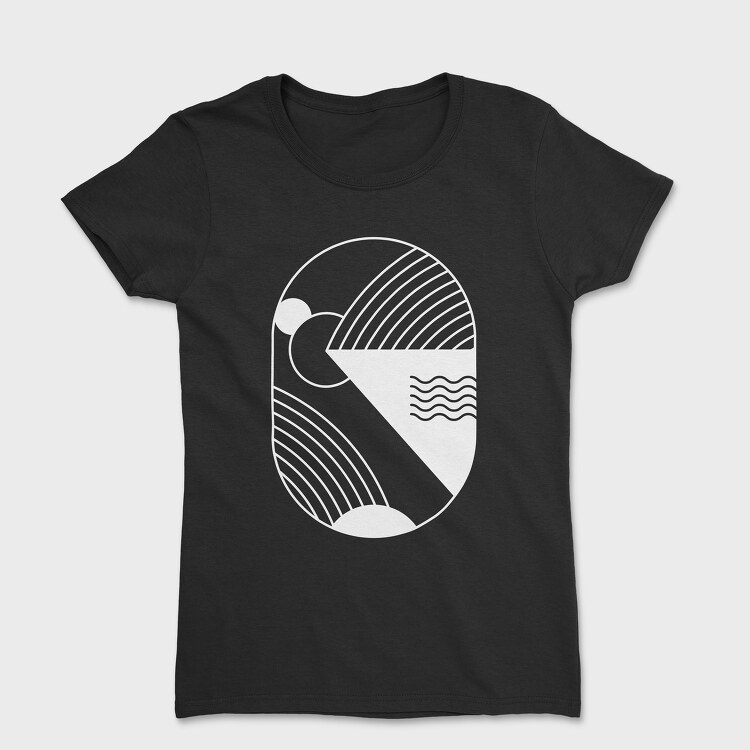 Minimal Geometric 2, Tricou Femei