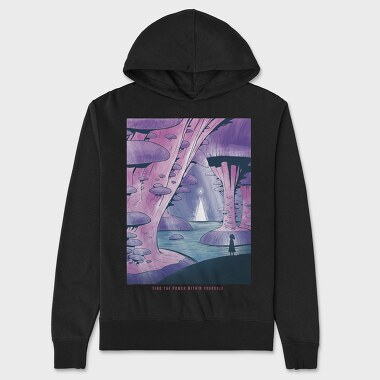 Fantasy_Landscape_05, Hanorac Oversize Barbati (Unisex)