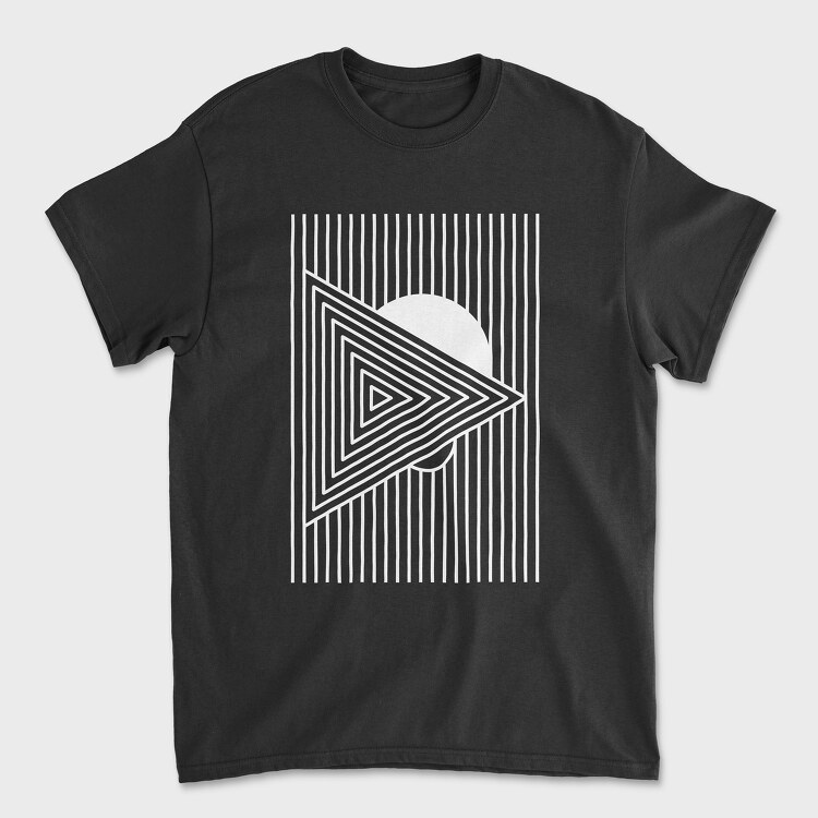 Tricou Barbati (Unisex), Minimal Geometric 3