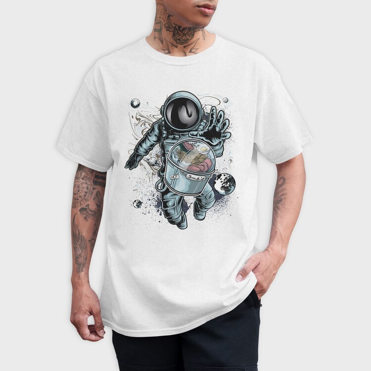 Space Ramen Astronaut, Tricou Barbati (Unisex)