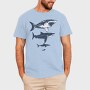 Megalodon Sizes, Tricou Barbati (Unisex)