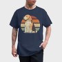 Beagle Sunset, Tricou Barbati (Unisex)