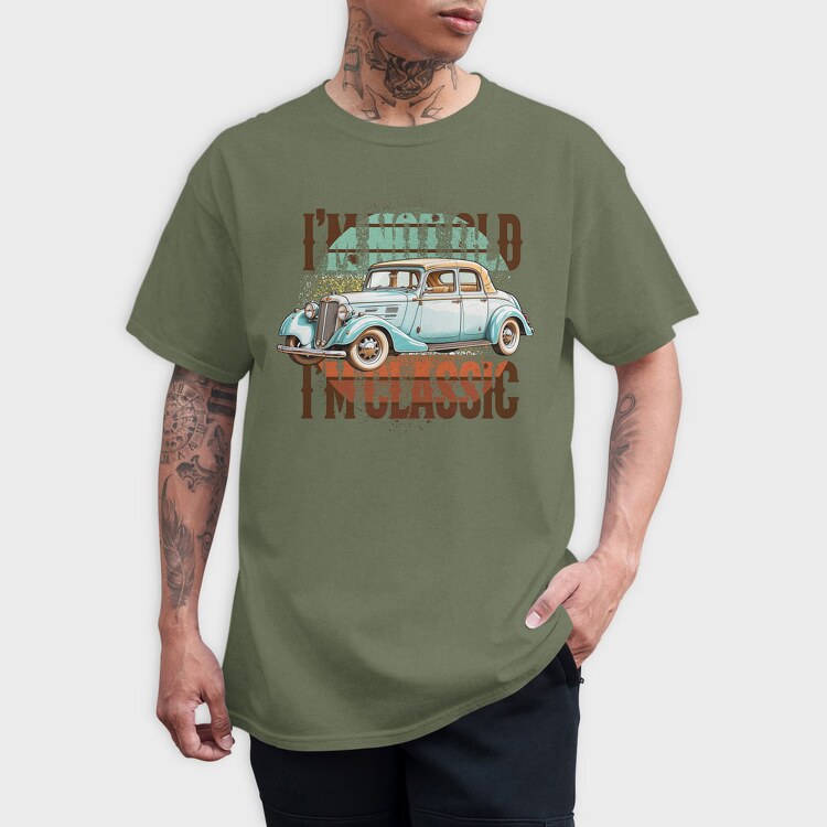 Old Car Quote, Tricou Barbati (Unisex)