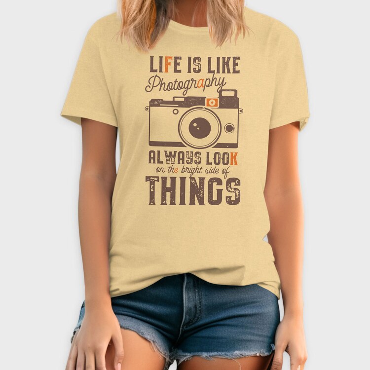 Life Is Like Photography, Tricou Barbati (Unisex)
