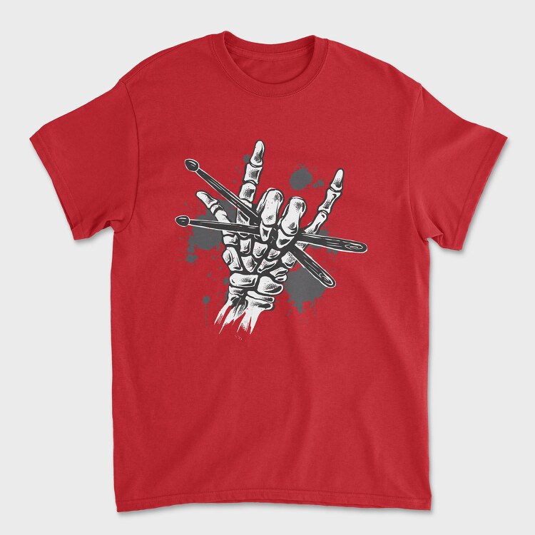 Skeleton Hand Drums, Tricou Barbati (Unisex)