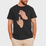 Middle Finger Nail Polish, Tricou Barbati (Unisex)