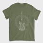 Guitar Made Out of Music Notes, Tricou Barbati (Unisex)