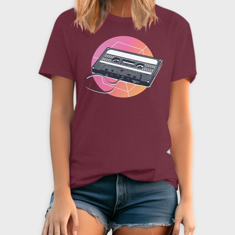 Retro Casstte, Tricou Barbati (Unisex)