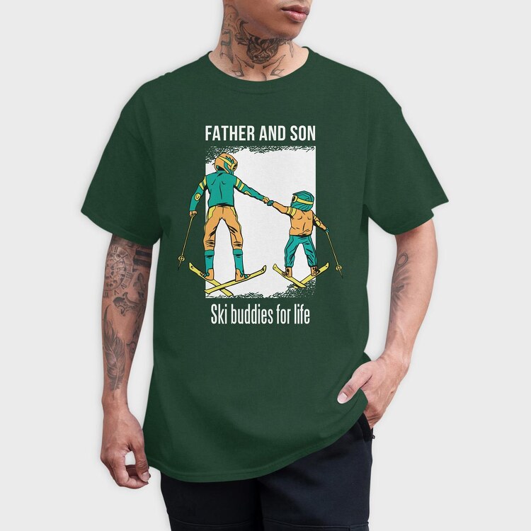 Father Son, Tricou Barbati (Unisex)