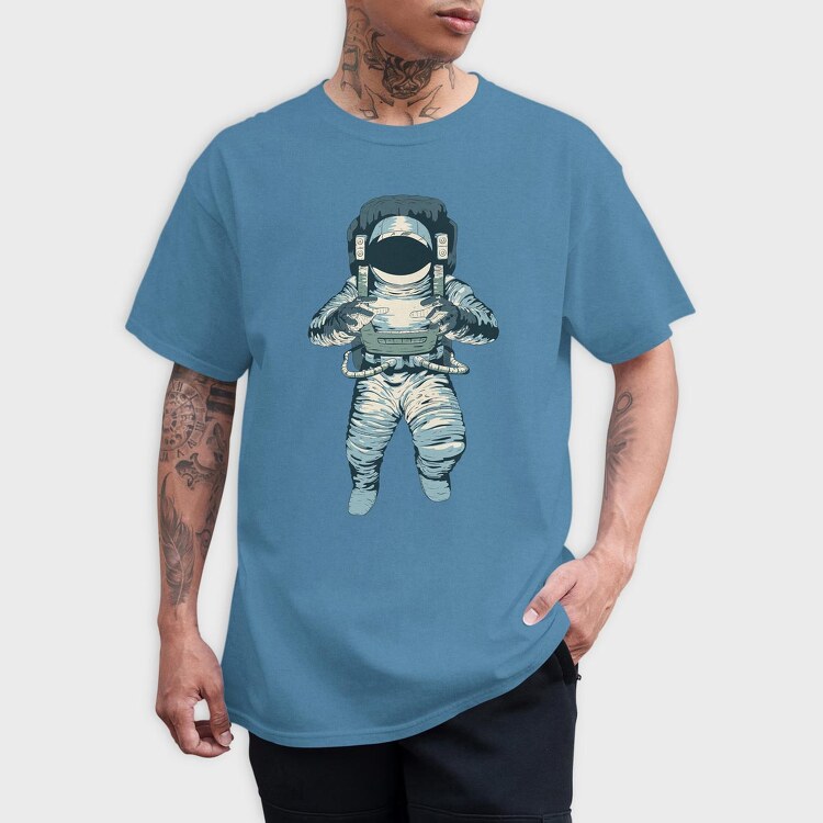 Astronaut Light, Tricou Barbati (Unisex)
