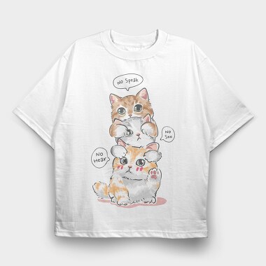 Cat Whisperer Vibes, Tricou Oversize Barbati (Unisex)