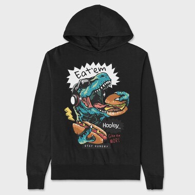 Dino Munch Munchies, Hanorac Oversize Barbati (Unisex)