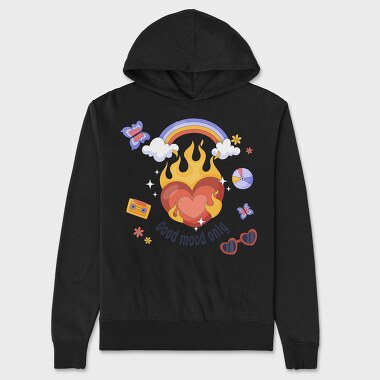 F36 Phantom Glow, Hanorac Oversize Barbati (Unisex)