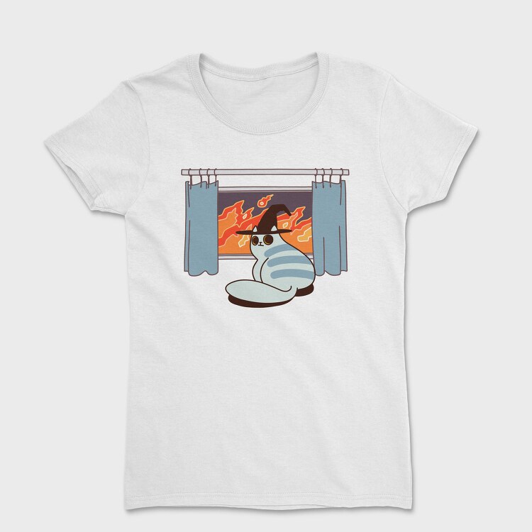 Feline Flame Rebellion, Tricou Femei