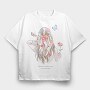 Floral Butterfly Dreams, Tricou Oversize Barbati (Unisex)