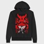 Red Demon Bleach, Hanorac Oversize Barbati (Unisex)