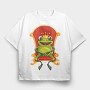 Royal Frog Prince, Tricou Oversize Barbati (Unisex)