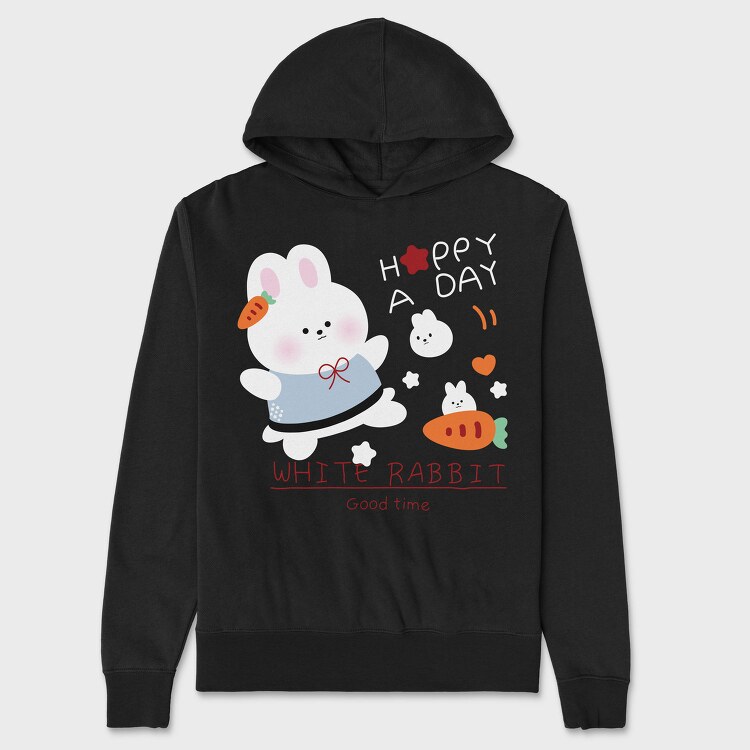 Happy Rabbit Carrot, Hanorac Oversize Barbati (Unisex)