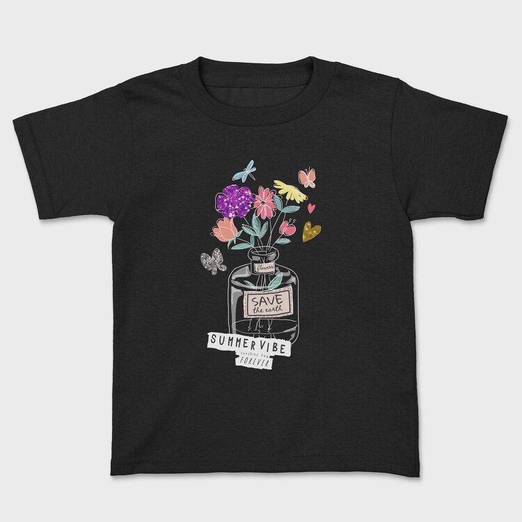 Summer Bouquet Vibes, Tricou Copii