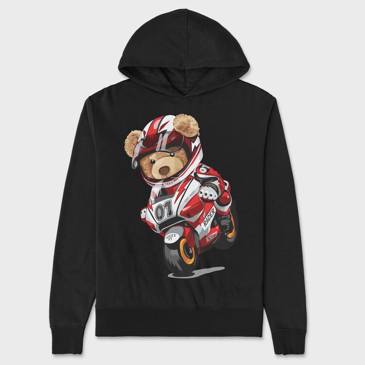 Teddy Racer Speed, Hanorac Oversize Barbati (Unisex)