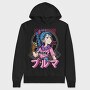 Bulma Anime Vibes, Hanorac Oversize Barbati (Unisex)