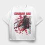 Chainsaw Man Edge Glow, Tricou Oversize Barbati (Unisex)