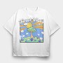 Good Vibes Mushroom, Tricou Oversize Barbati (Unisex)