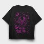 Space Explorer Glow, Tricou Oversize Barbati (Unisex)
