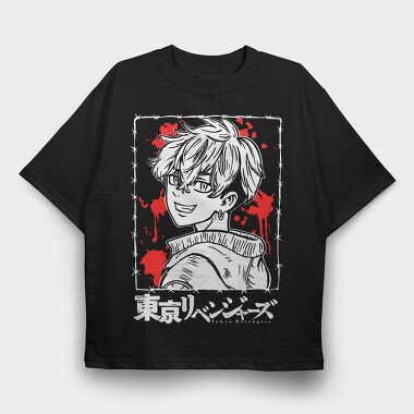 Tokyo Revengers Edge, Tricou Oversize Barbati (Unisex)