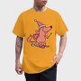 Dog Skiing, Tricou Barbati (Unisex)