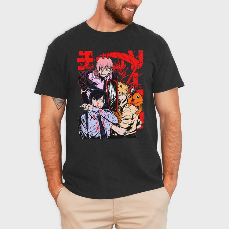 Rebel Anime Nights, Tricou Barbati (Unisex)