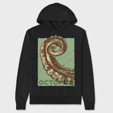 Octopus, Hanorac Oversize Barbati (Unisex)
