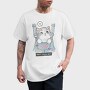 Cat In Jeans Vibes, Tricou Barbati (Unisex)