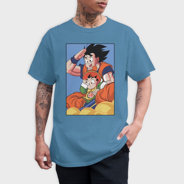 Dragon Ball Z Streetwear, Tricou Barbati (Unisex)