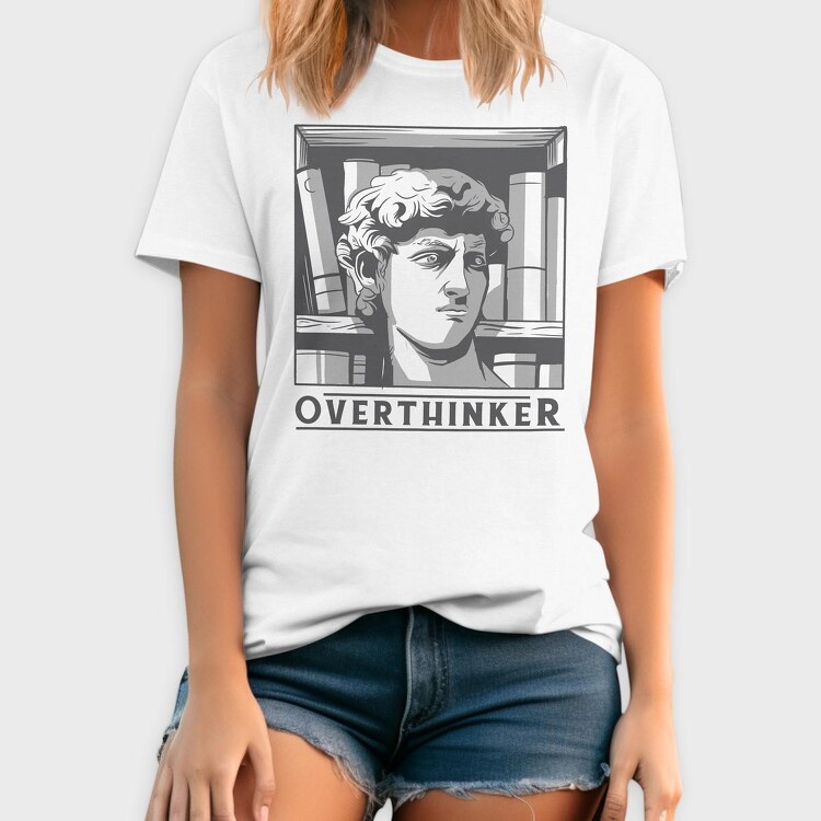 Overthinker, Tricou Barbati (Unisex)