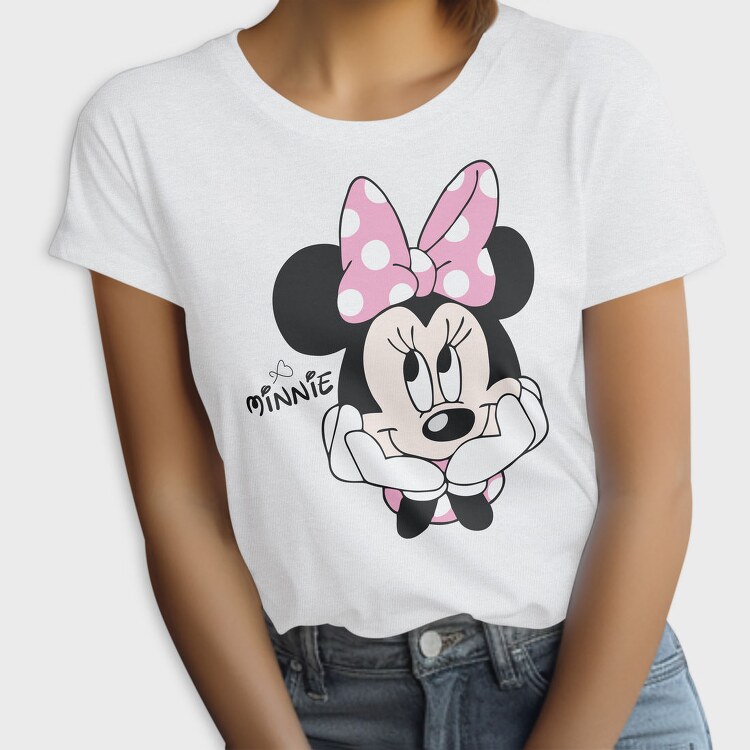 Minnie Mouse Bow Tie, Tricou Femei