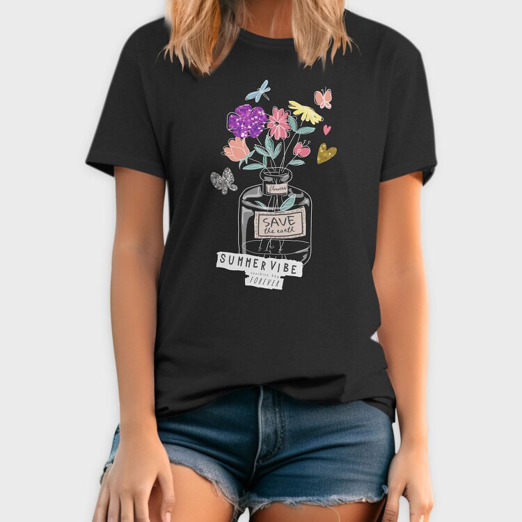 Summer Bouquet Vibes, Tricou Barbati (Unisex)