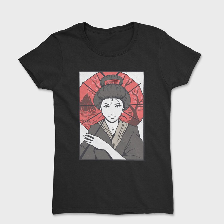 Geisha Umbrella, Tricou Femei