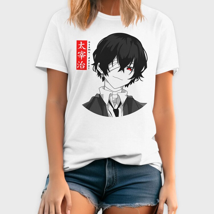 Dazai Noir Vibes, Tricou Barbati (Unisex)