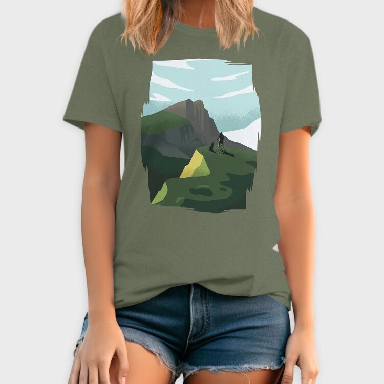 Munros Hiking, Tricou Barbati (Unisex)